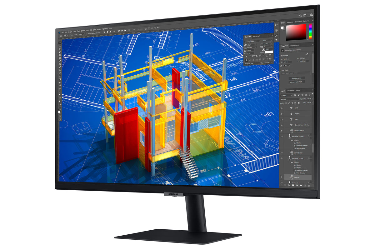 Samsung ViewFinity S7 - S70A computer monitor 68.6 cm (27&quot;) 3840 x 2160 pixels 4K Ultra HD LED Black