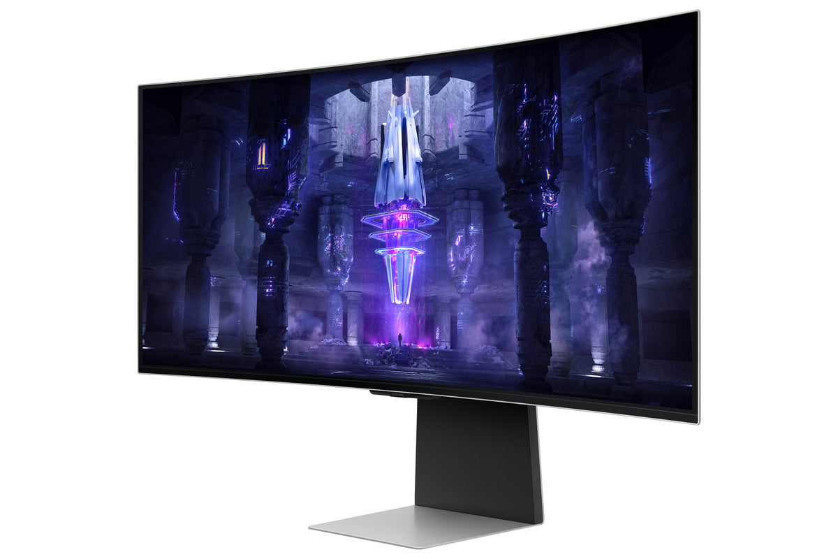 Samsung Odyssey Neo G8 S34BG850SU computer monitor 86.4 cm (34&quot;) 3440 x 1440 pixels UltraWide Quad HD OLED Silver