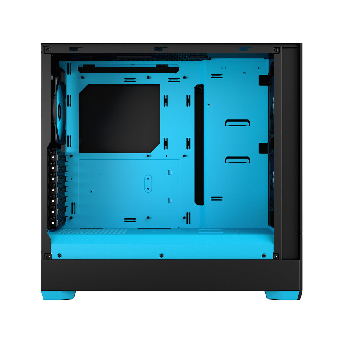 Fractal Design Pop Air - ATX Mid Tower Case in Black / Cyan