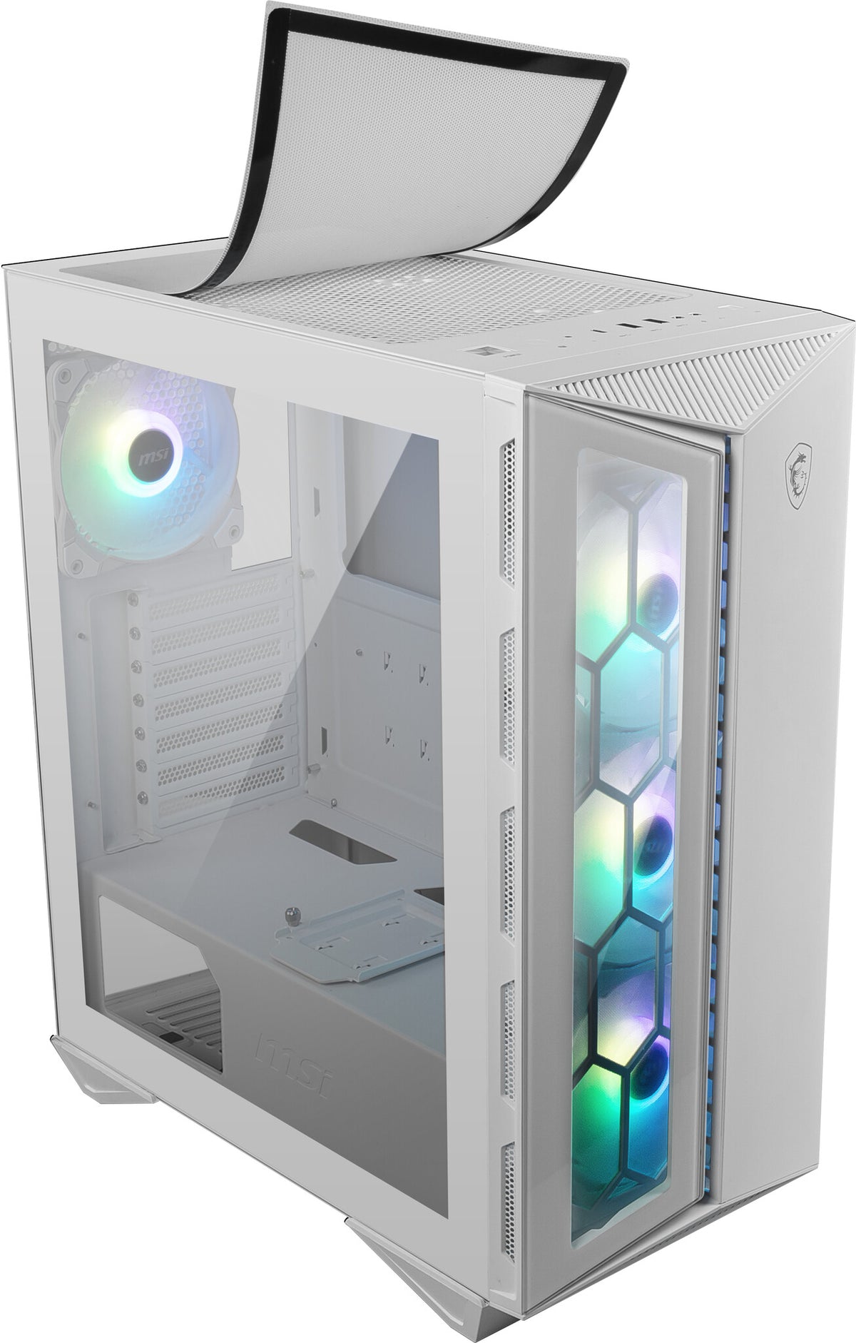 MSI MPG GUNGNIR 110R - ATX Mid Tower Case in White