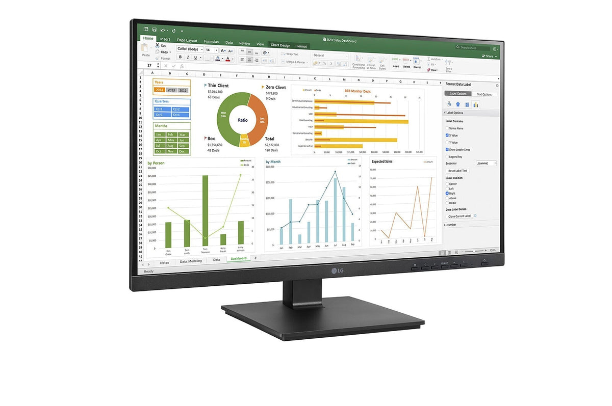 LG 24BN65YP-B - 61 cm (24&quot;) - 1920 x 1080 pixels FHD LED Monitor