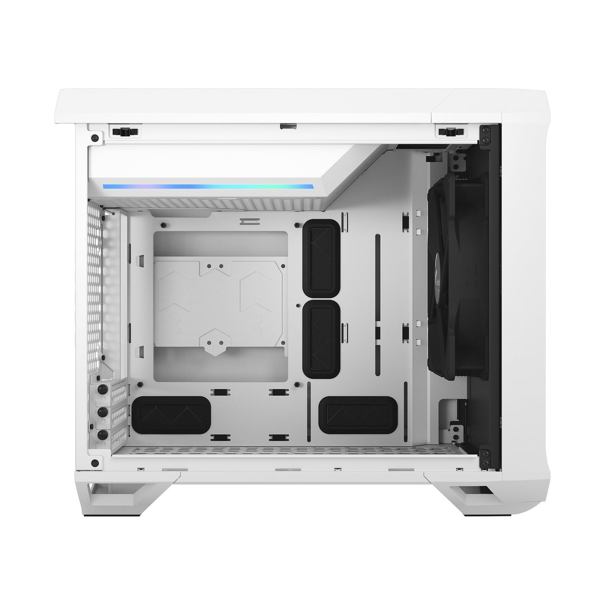 Fractal Design Torrent Nano - Mini ITX Tower Case in White / Black