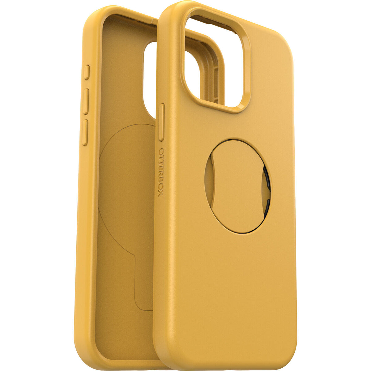 OtterBox OtterGrip Symmetry Series for iPhone 15 Pro Max in Aspen Gleam 2.0 (Yellow)