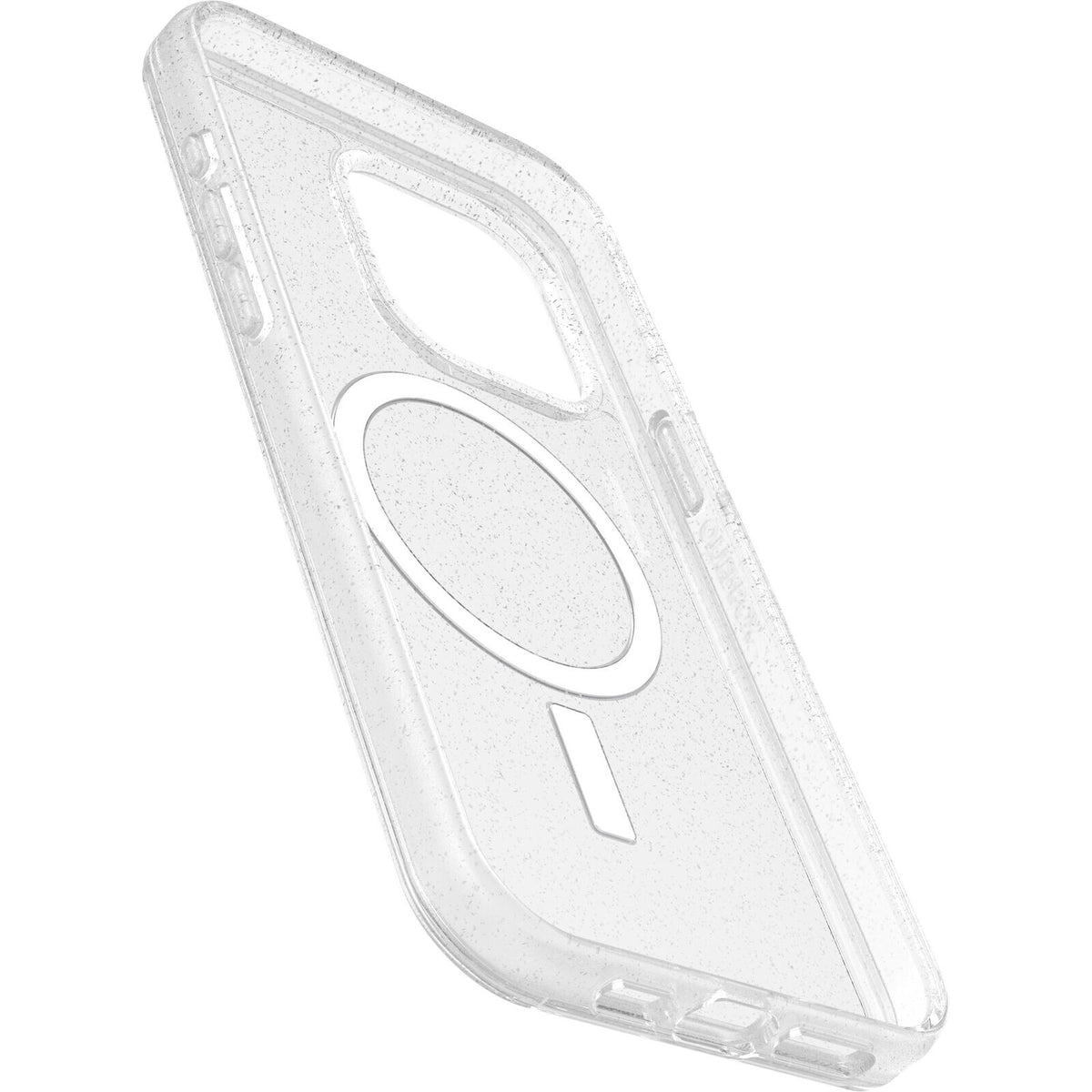 OtterBox Symmetry Clear Series for MagSafe for iPhone 15 Pro Max in Stardust (Clear Glitter)