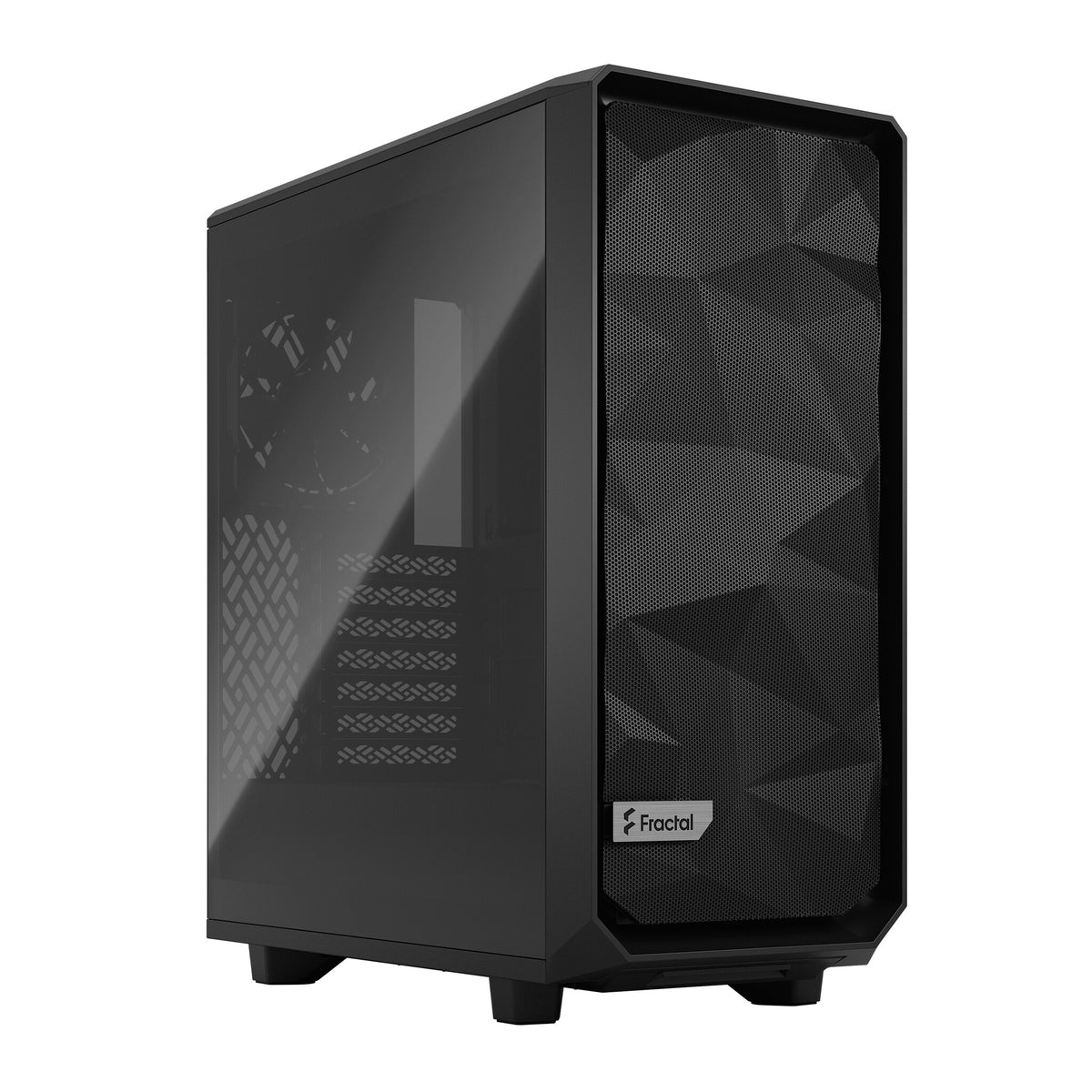 Fractal Design Meshify 2 Compact TG Light Tint - ATX Mid Tower Case in Black